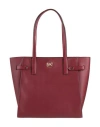 Michael Michael Kors Woman Handbag Burgundy Size - Soft Leather In Red