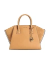 Michael Michael Kors Woman Handbag Tan Size - Cow Leather In Beige