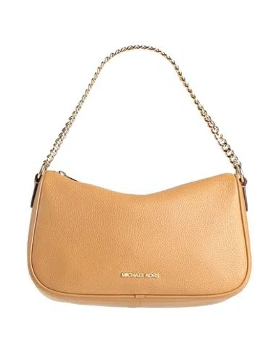 Michael Michael Kors Woman Handbag Camel Size - Cow Leather In Beige