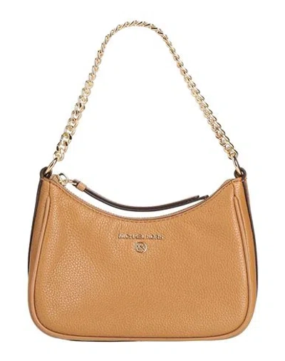 Michael Michael Kors Woman Handbag Camel Size - Cow Leather In Beige