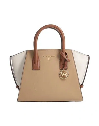 Michael Michael Kors Woman Handbag Camel Size - Leather In Neutral