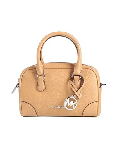 Michael Michael Kors Woman Handbag Camel Size - Leather In Sand