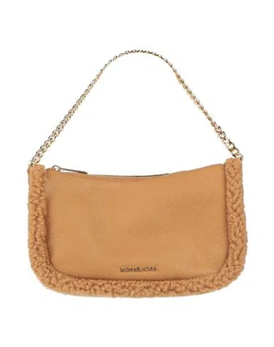 Michael Michael Kors Woman Handbag Camel Size - Polyester In Beige