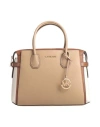 Michael Michael Kors Woman Handbag Camel Size - Polyurethane, Polyester In Sand