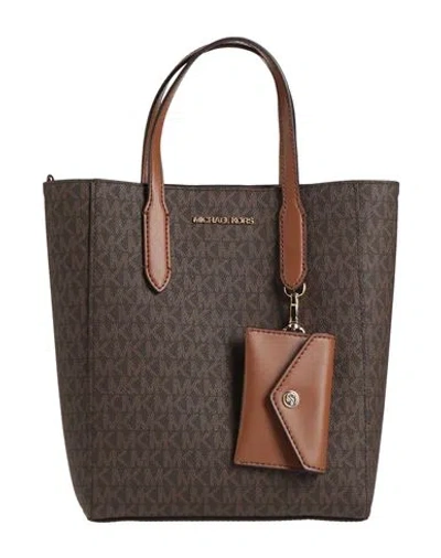 Michael Michael Kors Woman Handbag Chocolate Brown Size - Pvc - Polyvinyl Chloride, Polyester, Cotto