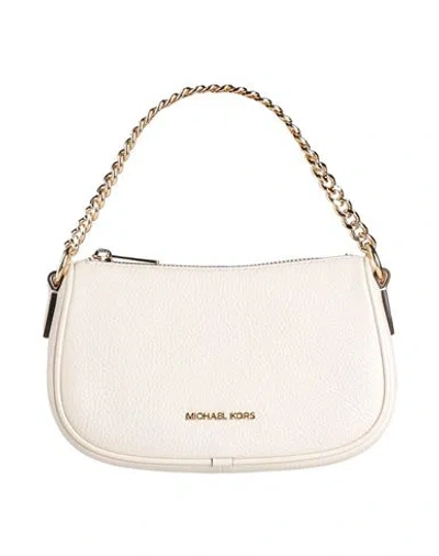 Michael Michael Kors Woman Handbag Cream Size - Cow Leather In White