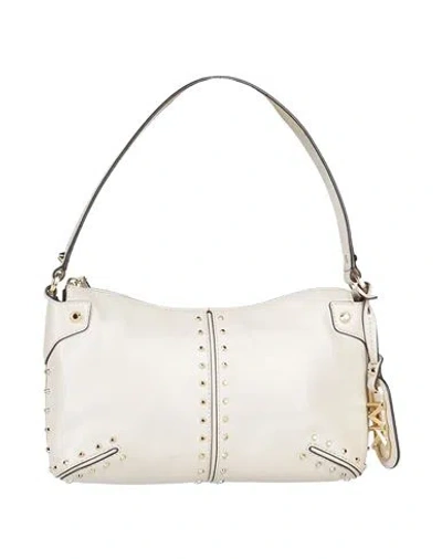 Michael Michael Kors Woman Handbag Cream Size - Leather In White