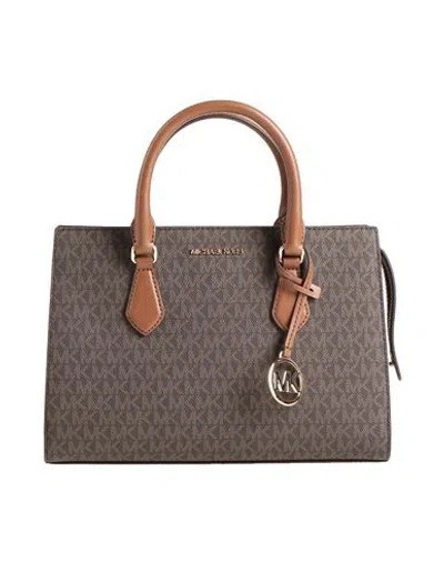 Michael Michael Kors Woman Handbag Dark Brown Size - Textile Fibers