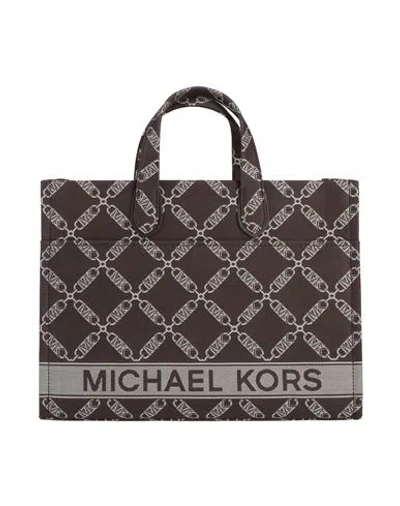 Michael Michael Kors Woman Handbag Dark Brown Size - Textile Fibers