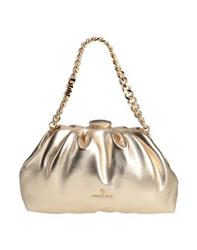 Michael Michael Kors Woman Handbag Gold Size - Leather