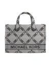 Michael Michael Kors Woman Handbag Grey Size - Textile Fibers In Gray