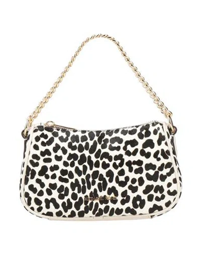 Michael Michael Kors Woman Handbag Ivory Size - Cow Leather In White