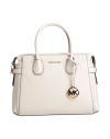 Michael Michael Kors Woman Handbag Ivory Size - Polyurethane, Polyester In White