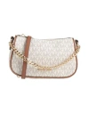 Michael Michael Kors Woman Handbag Ivory Size - Pvc - Polyvinyl Chloride, Polyester, Polyurethane In White