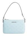 Michael Michael Kors Woman Handbag Light Blue Size - Textile Fibers