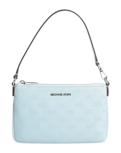 Michael Michael Kors Woman Handbag Light Blue Size - Textile Fibers