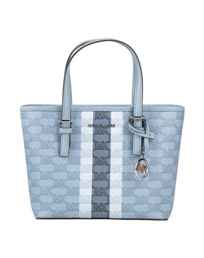 Michael Michael Kors Woman Handbag Light Blue Size - Textile Fibers