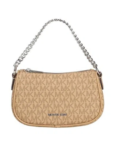 Michael Michael Kors Woman Handbag Light Brown Size - Synthetic Fibers In Sand