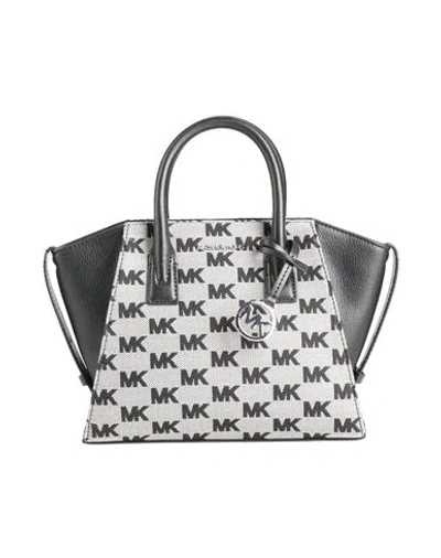 Michael Michael Kors Woman Handbag Light Grey Size - Textile Fibers In Gray