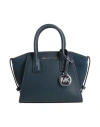Michael Michael Kors Woman Handbag Navy Size - Leather In Blue