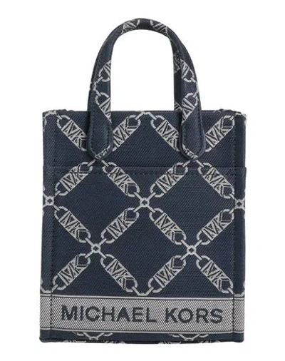 Michael Michael Kors Woman Handbag Navy Size - Textile Fibers In Blue