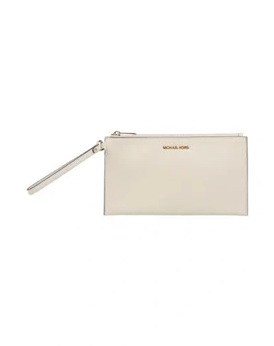 Michael Michael Kors Woman Handbag Off White Size - Cow Leather