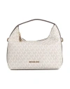 Michael Michael Kors Woman Handbag Off White Size - Pvc - Polyvinyl Chloride, Polyester, Polyurethan