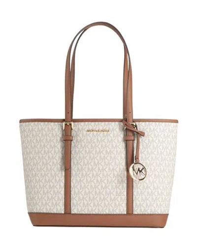 Michael Michael Kors Woman Handbag Off White Size - Textile Fibers