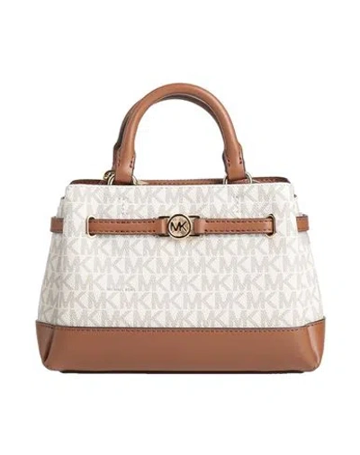 Michael Michael Kors Woman Handbag Off White Size - Textile Fibers