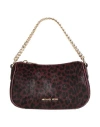 Michael Michael Kors Woman Handbag Plum Size - Cow Leather In Purple
