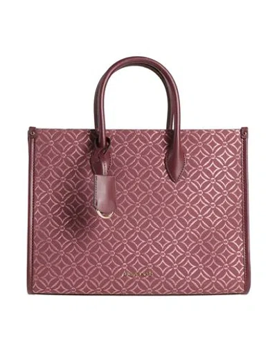 Michael Michael Kors Woman Handbag Plum Size - Polyester, Cotton In Purple