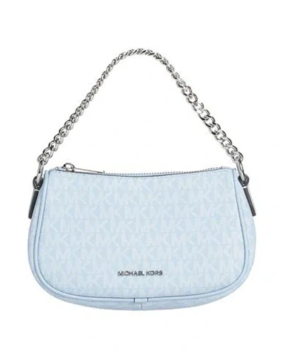 Michael Michael Kors Woman Handbag Sky Blue Size - Synthetic Fibers