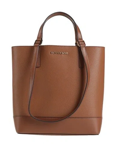 Michael Michael Kors Woman Handbag Tan Size - Cow Leather In Brown