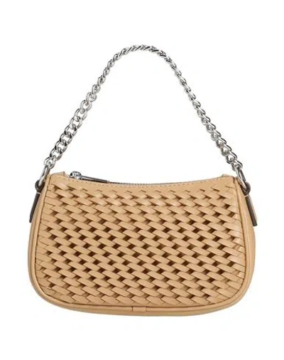 Michael Michael Kors Woman Handbag Tan Size - Polyurethane, Cotton, Polyester In Brown