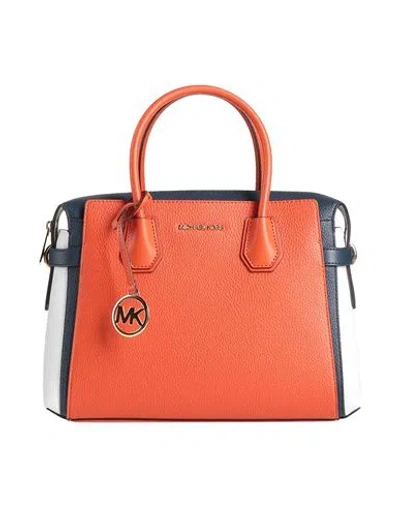 Michael Michael Kors Woman Handbag Tomato Red Size - Polyurethane, Polyester