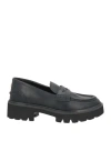 Michael Michael Kors Woman Loafers Black Size 5 Synthetic Fibers In Black