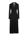 Michael Michael Kors Woman Midi Dress Black Size S Viscose, Elastane In Black