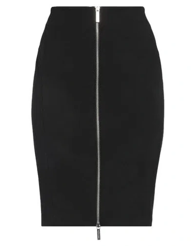 Michael Michael Kors Woman Midi Skirt Black Size 2 Polyester, Viscose, Elastane