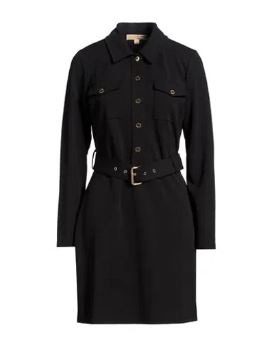 Michael Michael Kors Woman Mini Dress Black Size Xs Polyester, Elastane