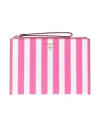 Michael Michael Kors Woman Pouch Fuchsia Size - Leather In Pink
