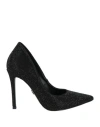 Shop Michael Michael Kors Woman Pumps Black Size 7.5 Textile Fibers
