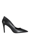 Michael Michael Kors Dorothy Womens Leather Pointed Toe Dress Heels In Black