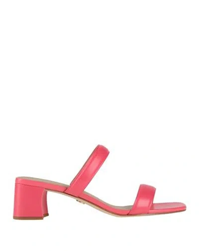 MICHAEL MICHAEL KORS MICHAEL MICHAEL KORS WOMAN SANDALS FUCHSIA SIZE 8 LEATHER