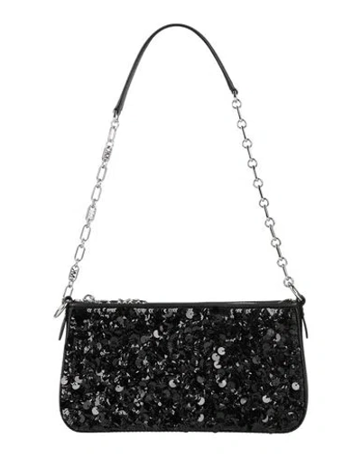 Michael Michael Kors Woman Shoulder Bag Black Size - Polyurethane, Polyester