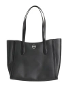 Michael Michael Kors Woman Shoulder Bag Black Size - Pvc - Polyvinyl Chloride, Polyester In Black