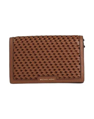 Michael Michael Kors Woman Shoulder Bag Brown Size - Goat Skin