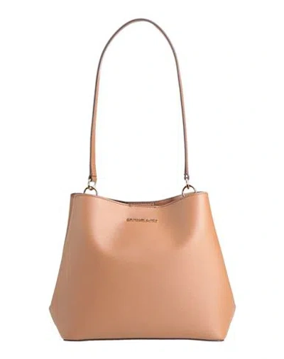 Michael Michael Kors Woman Shoulder Bag Brown Size - Pvc - Polyvinyl Chloride, Polyester, Cotton, Po