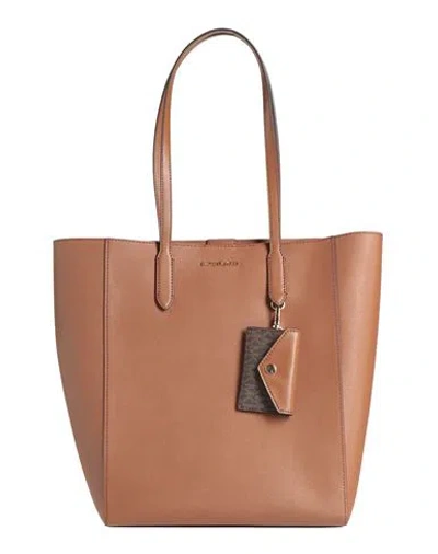Michael Michael Kors Woman Shoulder Bag Brown Size - Textile Fibers