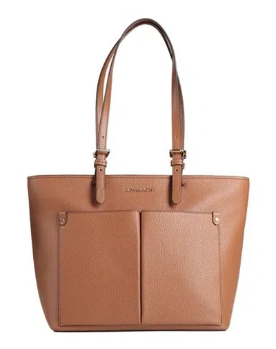 Michael Michael Kors Woman Shoulder Bag Brown Size - Textile Fibers
