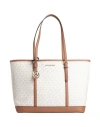 Michael Michael Kors Woman Shoulder Bag Off White Size - Textile Fibers